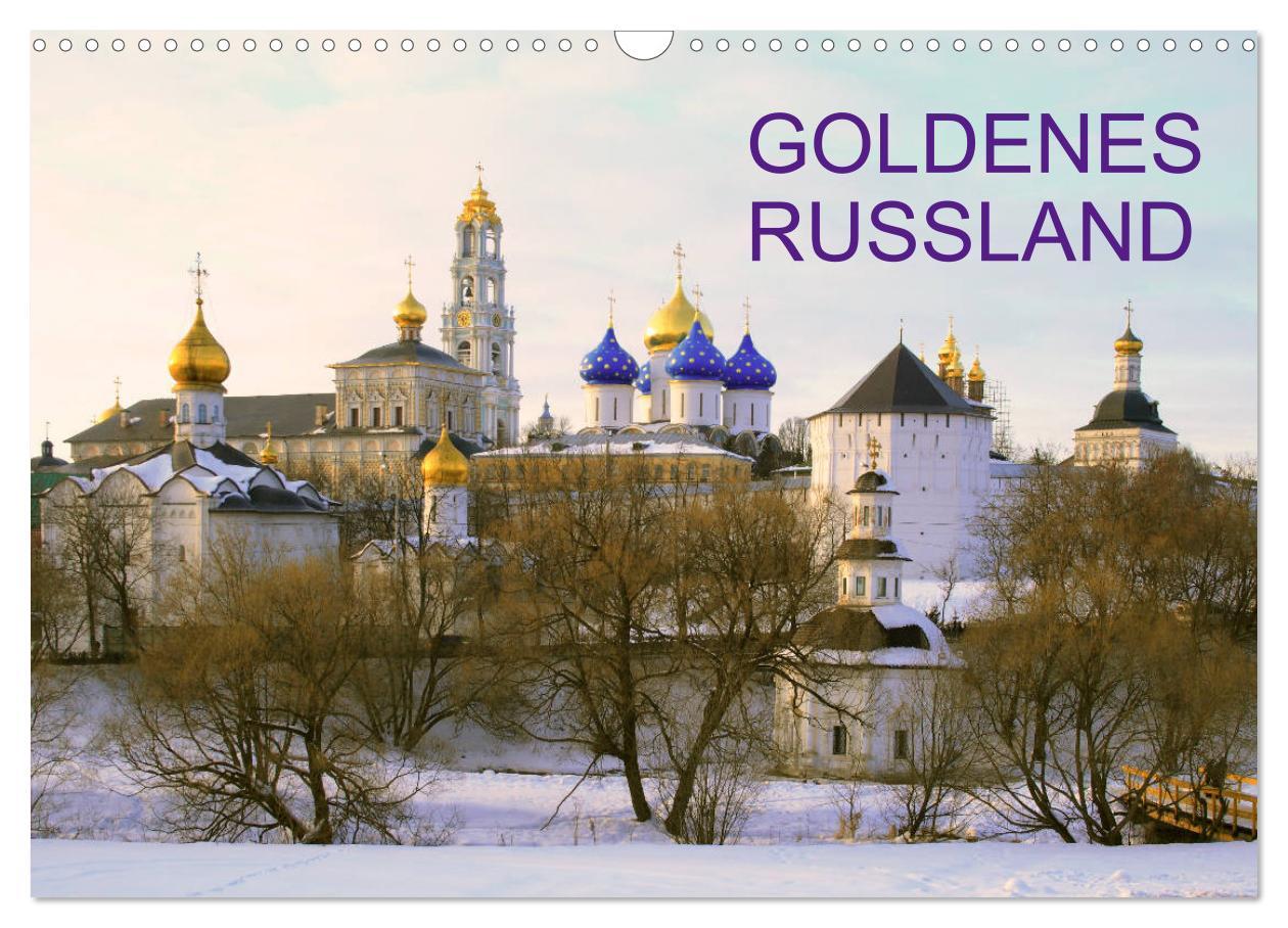 Cover: 9783435434633 | Goldenes Russland (Wandkalender 2025 DIN A3 quer), CALVENDO...