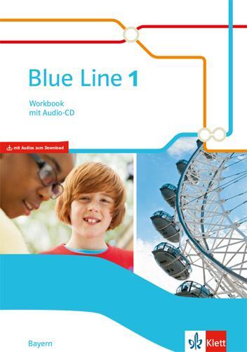Cover: 9783125483514 | Blue Line. Workbook mit Audios. Klasse 5. Ausgabe für Bayern ab 2017