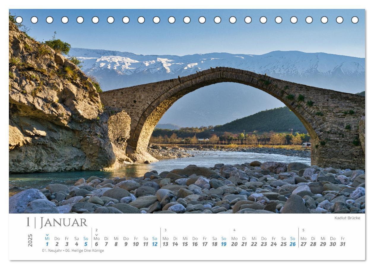 Bild: 9783383798313 | Albanien - wild, authentisch, abenteuerlich (Tischkalender 2025 DIN...