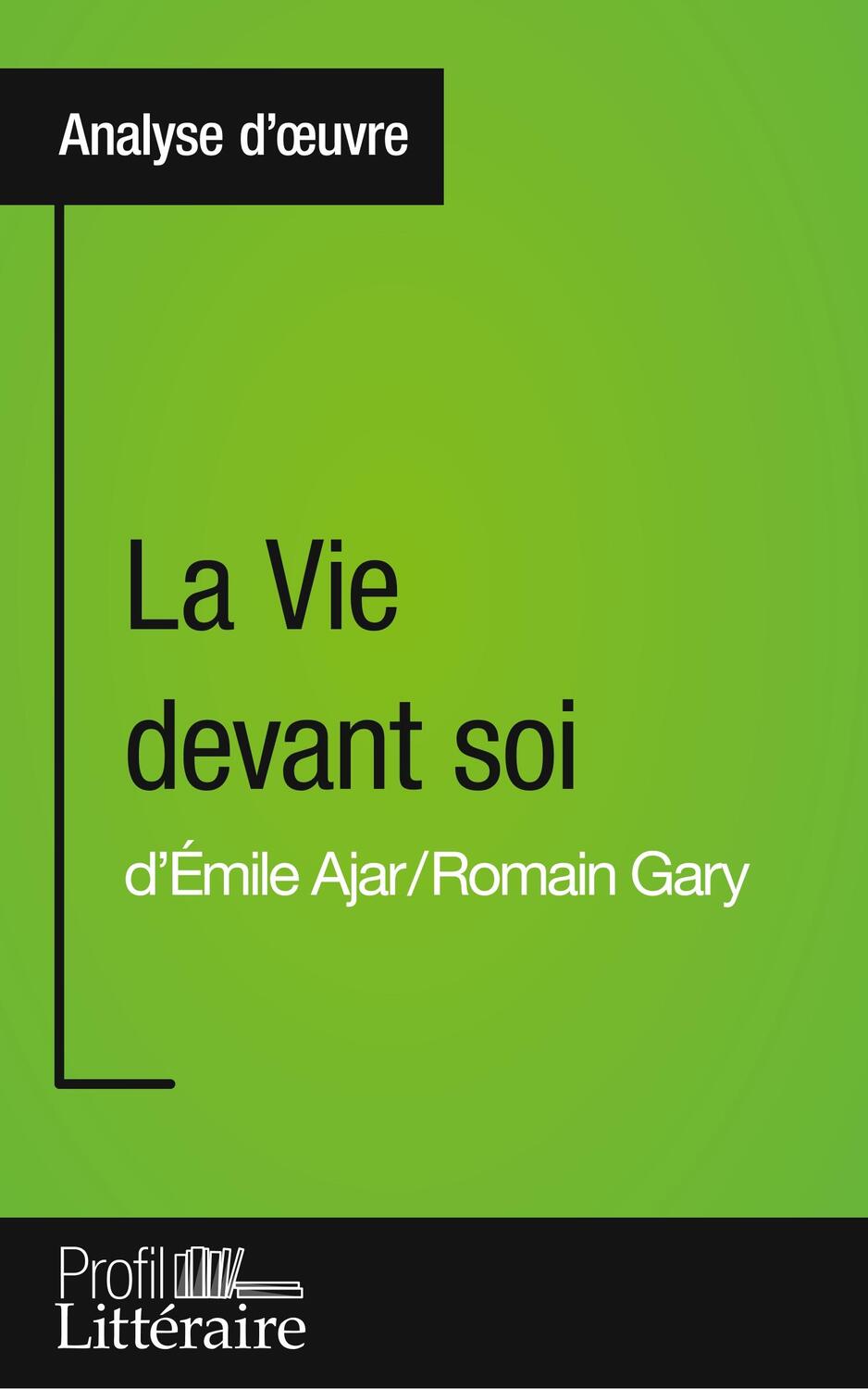 Cover: 9782806276858 | La Vie devant soi de Romain Gary (Analyse approfondie) | Brohee | Buch