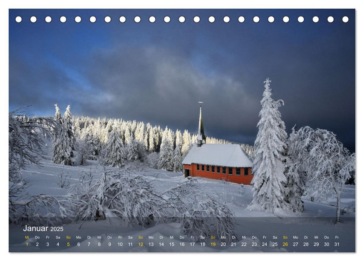 Bild: 9783457235546 | Faszination Schwarzwald (Tischkalender 2025 DIN A5 quer), CALVENDO...