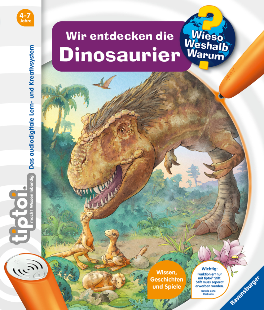 Cover: 9783473329243 | tiptoi® Wieso? Weshalb? Warum? Wir entdecken die Dinosaurier | Friese