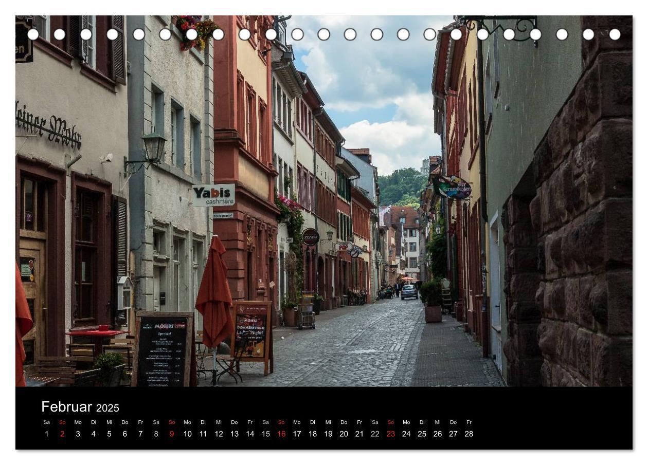 Bild: 9783435694716 | Heidelberger Stadtansichten (Tischkalender 2025 DIN A5 quer),...