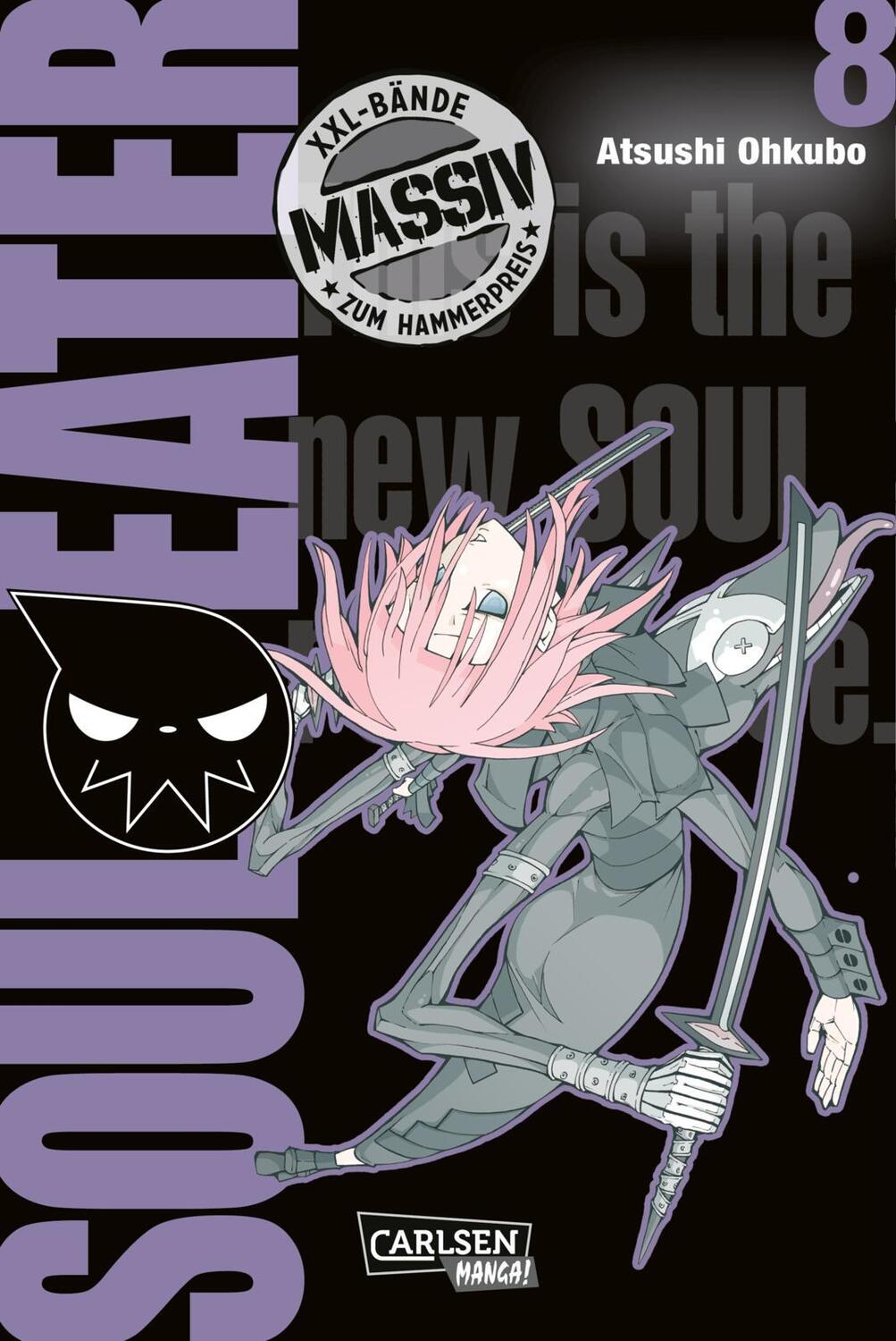 Cover: 9783551029683 | Soul Eater Massiv 8 | Düstere Manga Fantasy-Action im Sammelband