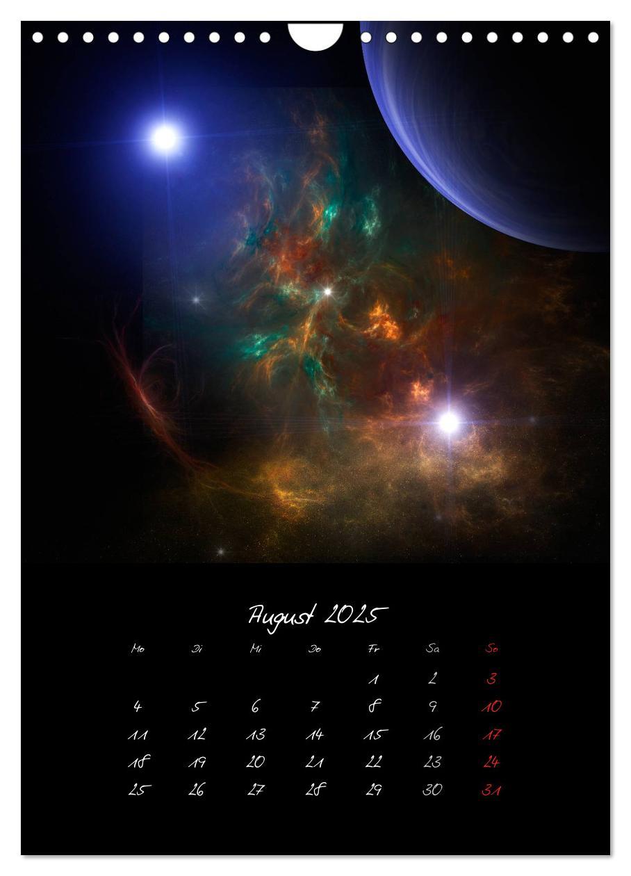 Bild: 9783457033951 | Die große Reise in dem Universum (Wandkalender 2025 DIN A4 hoch),...