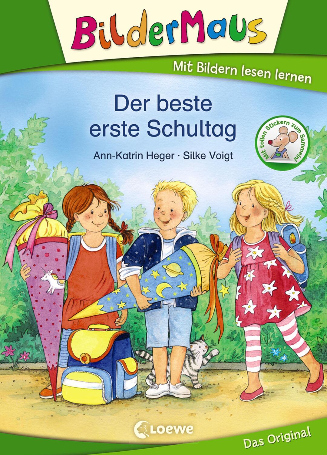 Cover: 9783785585764 | Bildermaus - Der beste erste Schultag | Ann-Katrin Heger | Buch | 2018