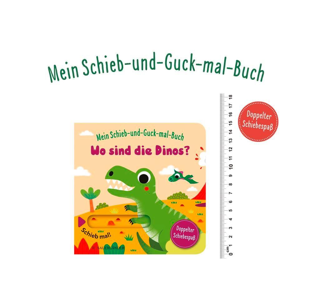 Bild: 9783737358163 | Mein Schieb &amp; Guck-mal-Buch: Wo sind die Dinos? | Stephanie Menge