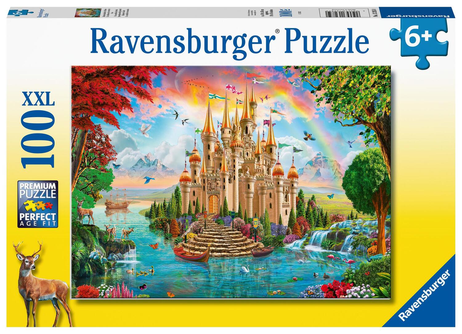 Cover: 4005556132850 | Ravensburger Kinderpuzzle - Märchenhaftes Schloss - 100 Teile...