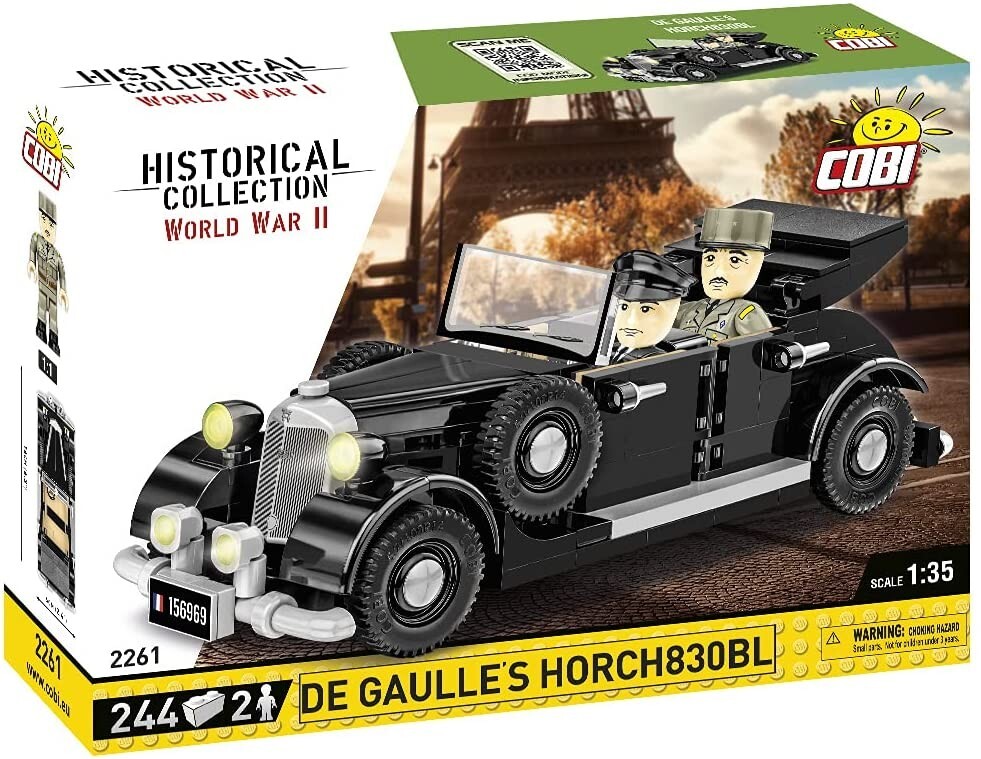 Cover: 5902251022617 | COBI Historical Collection 2261 - De Gaulles Horch 830BL, 244...