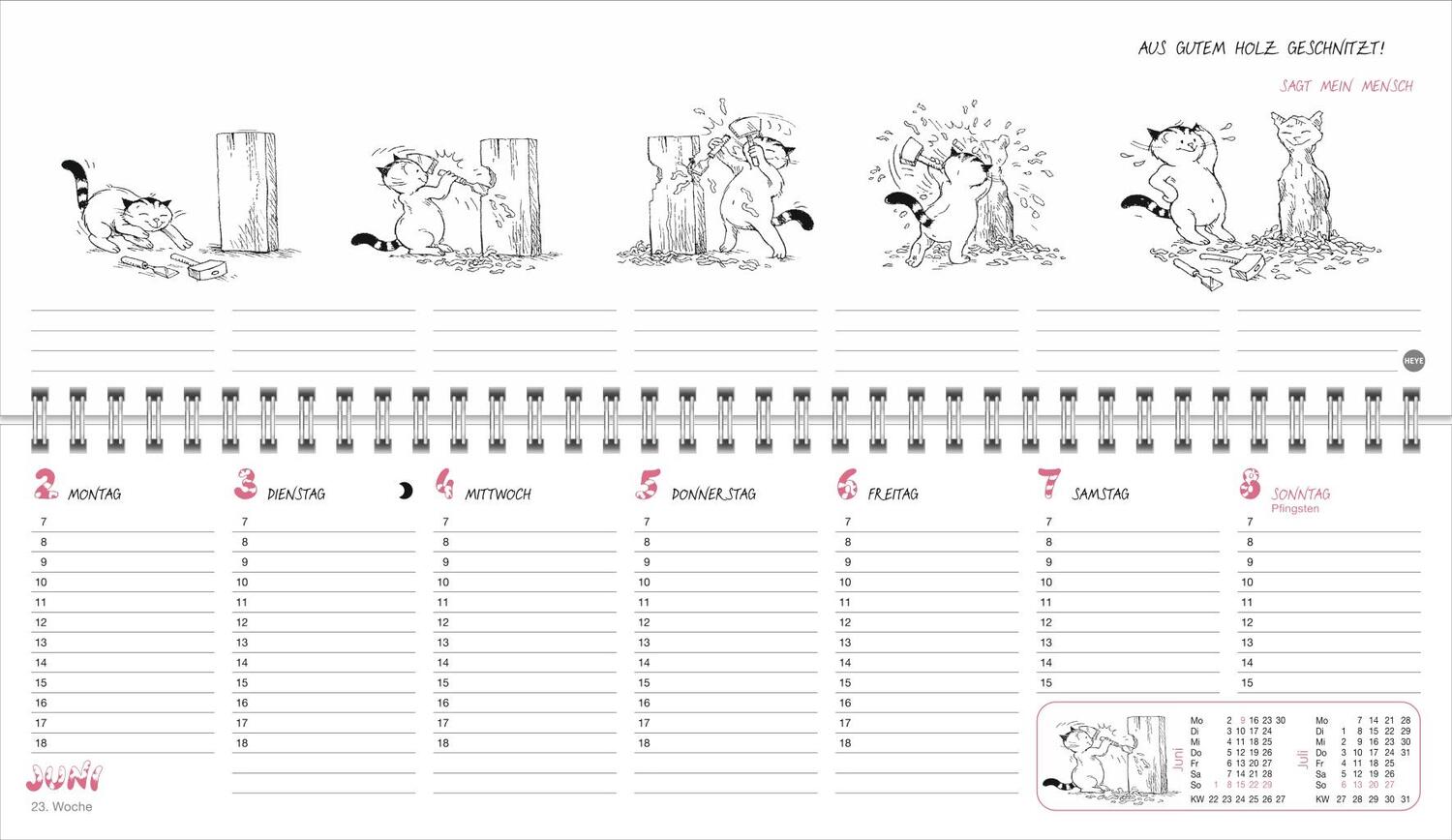 Bild: 9783756406562 | Jacob Wochenquerplaner 2025 | Sven Hartmann | Kalender | Spiralbindung