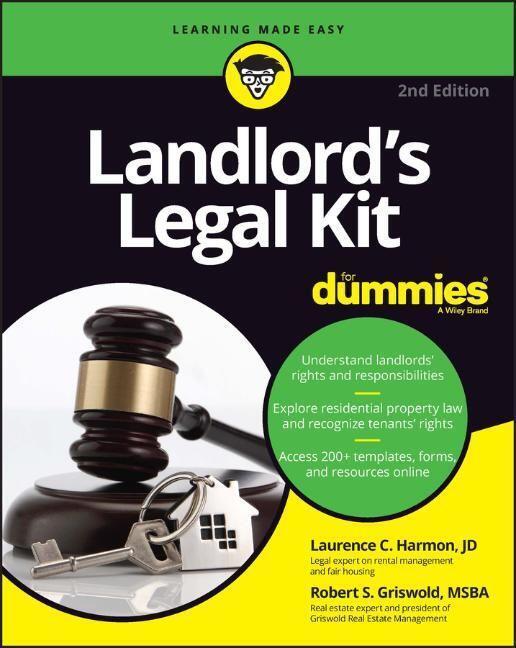 Cover: 9781119896340 | Landlord's Legal Kit For Dummies | Robert S. Griswold (u. a.) | Buch