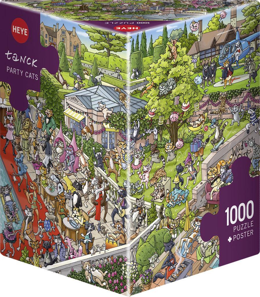 Cover: 4001689298388 | Party Cats Puzzle 1000 Teile | Birgit Tanck | Spiel | 29838 | Deutsch