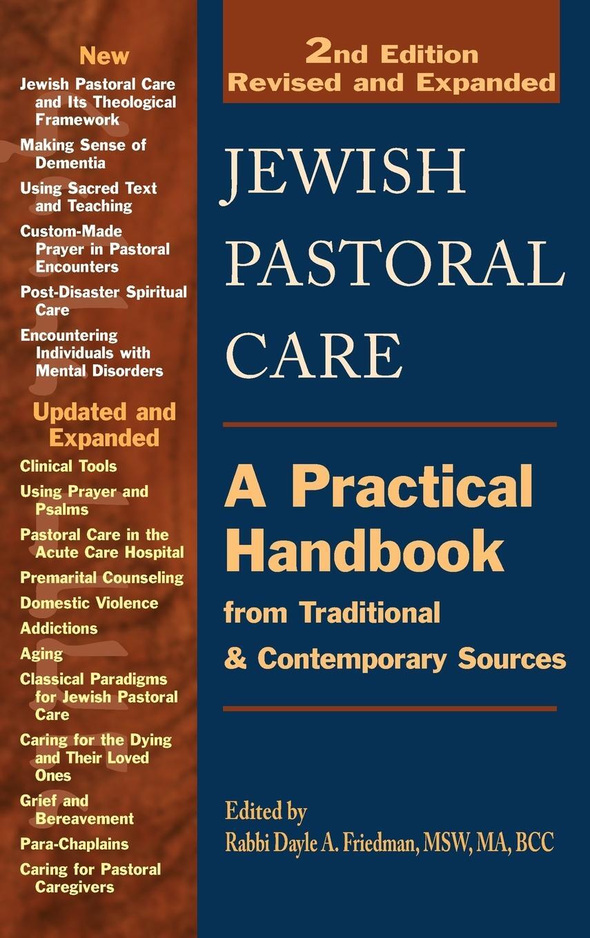Cover: 9781580232210 | Jewish Pastoral Care 2/E | MSW MA BCC Rabbi Dayle A. Friedman | Buch