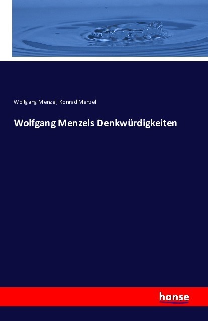 Cover: 9783743310094 | Wolfgang Menzels Denkwürdigkeiten | Wolfgang Menzel (u. a.) | Buch