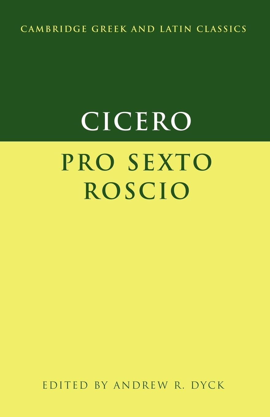 Cover: 9780521708869 | Pro Sexto Roscio | Cicero | Taschenbuch | Paperback | Englisch | 2012