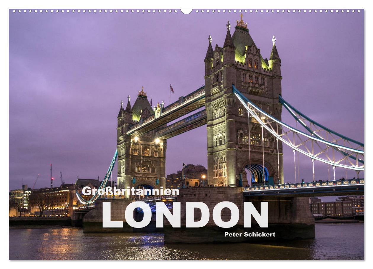 Cover: 9783435260980 | Großbritannien - London (Wandkalender 2025 DIN A2 quer), CALVENDO...