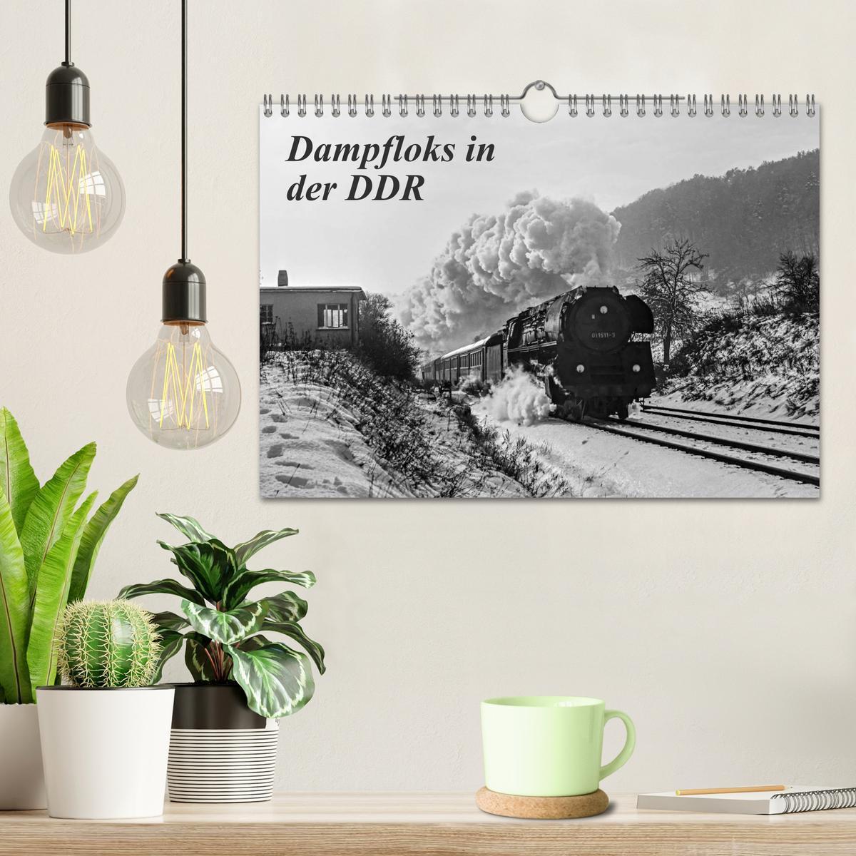 Bild: 9783435625253 | Dampfloks in der DDR (Wandkalender 2025 DIN A4 quer), CALVENDO...