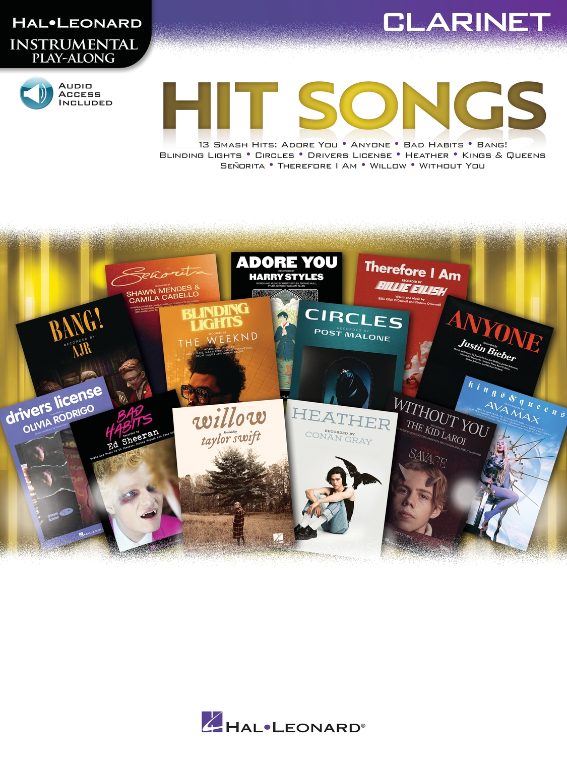 Cover: 196288016830 | Hit Songs | Clarinet | Instrumental Play-Along | Buch + Online-Audio