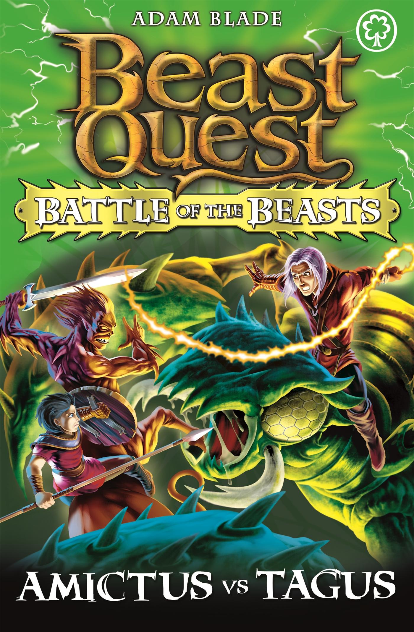 Cover: 9781408318683 | Beast Quest: Battle of the Beasts 2: Amictus Vs Tagus | Adam Blade