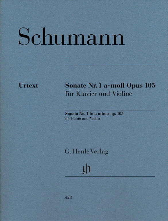 Cover: 9790201804286 | Schumann, Robert - Violinsonate Nr. 1 a-moll op. 105 | Taschenbuch
