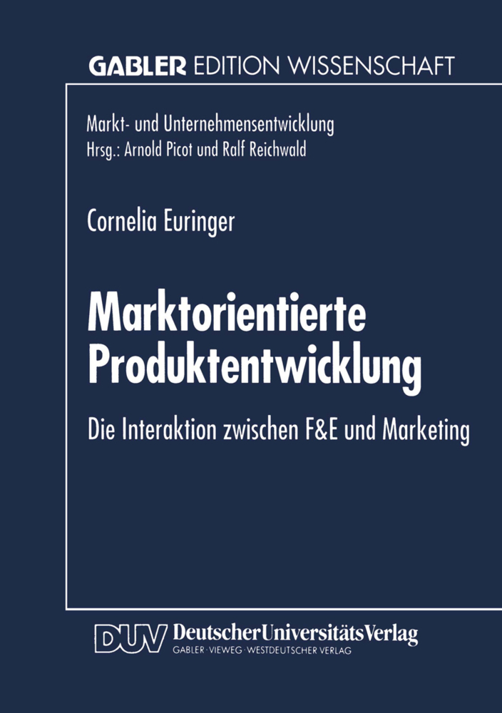 Cover: 9783824460847 | Marktorientierte Produktentwicklung | Cornelia Euringer | Taschenbuch