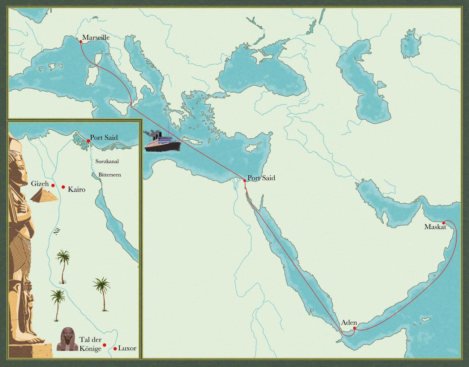 Bild: 9783832181970 | Die Passage nach Maskat | Kriminalroman | Cay Rademacher | Buch | 2022