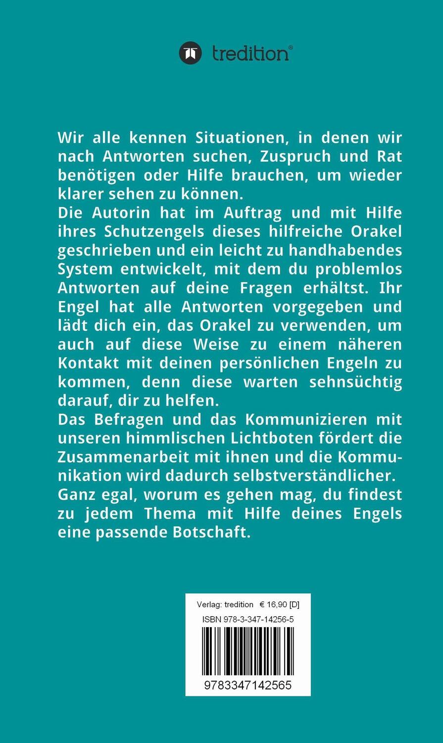 Rückseite: 9783347142565 | Auch dein Engel spricht mit dir | Susanna Winters | Buch | 144 S.