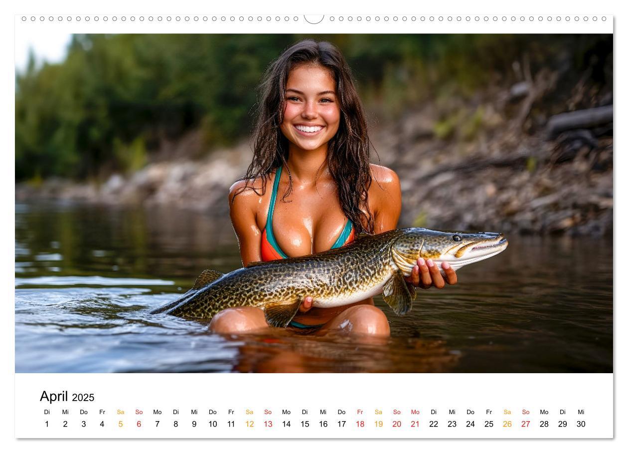 Bild: 9783457211267 | Hecht und Karpfen (hochwertiger Premium Wandkalender 2025 DIN A2...