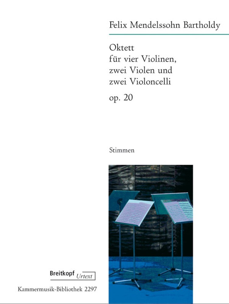 Cover: 9790004502853 | Octet Op.20 | Felix Mendelssohn Bartholdy | Breitkopf Urtext Edition