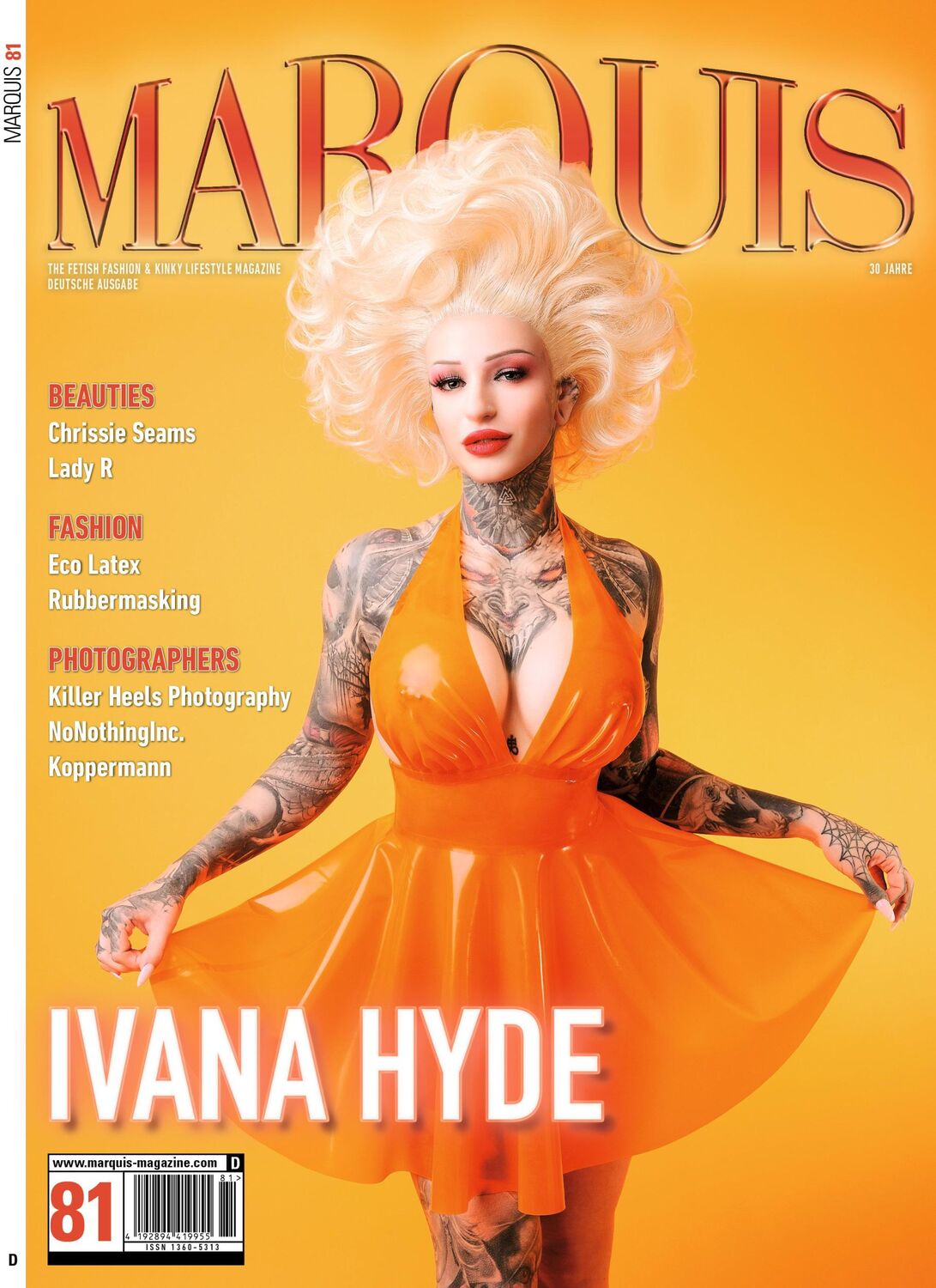 Cover: 9783866084223 | MARQUIS Magazine No. 81 - Fetish, Fashion, Latex &amp; Lifestyle --...