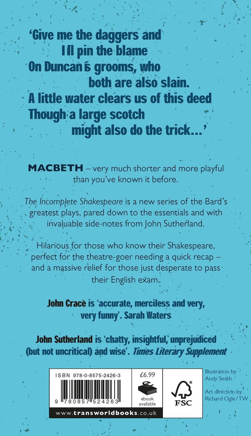 Rückseite: 9780857524263 | Incomplete Shakespeare: Macbeth | John Crace | Buch | 96 S. | Englisch