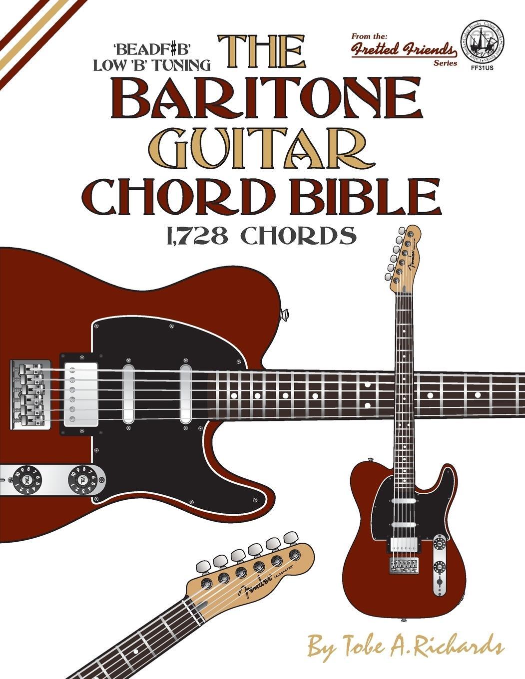 Cover: 9781906207502 | The Baritone Guitar Chord Bible | Low B Tuning 1,728 Chords | Richards
