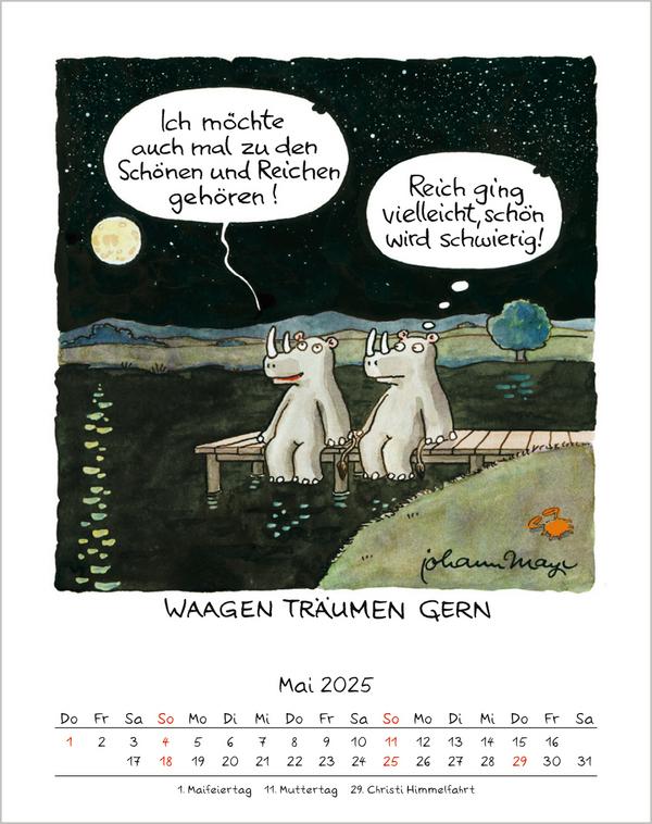 Bild: 9783731876687 | Waage 2025 | Verlag Korsch | Kalender | Spiralbindung | 13 S. | 2025