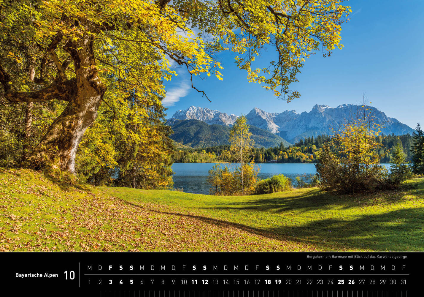 Bild: 9783968555423 | 360° Bayerische Alpen Premiumkalender 2025 | Christian Bäck | Kalender