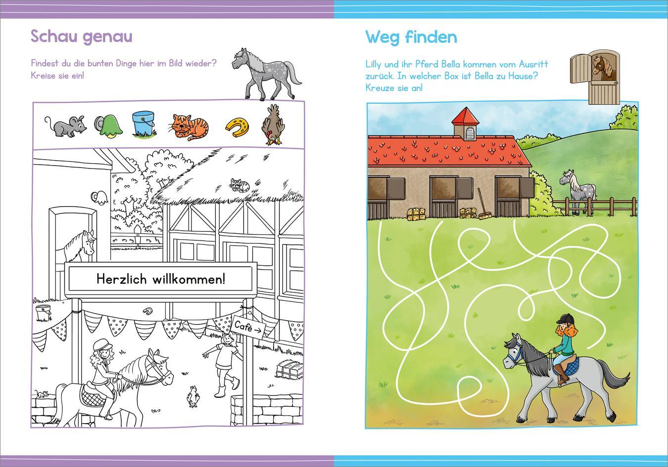 Bild: 9783788645915 | Malen und Rätseln für Kindergartenkinder. Pferde | Broschüre | 32 S.