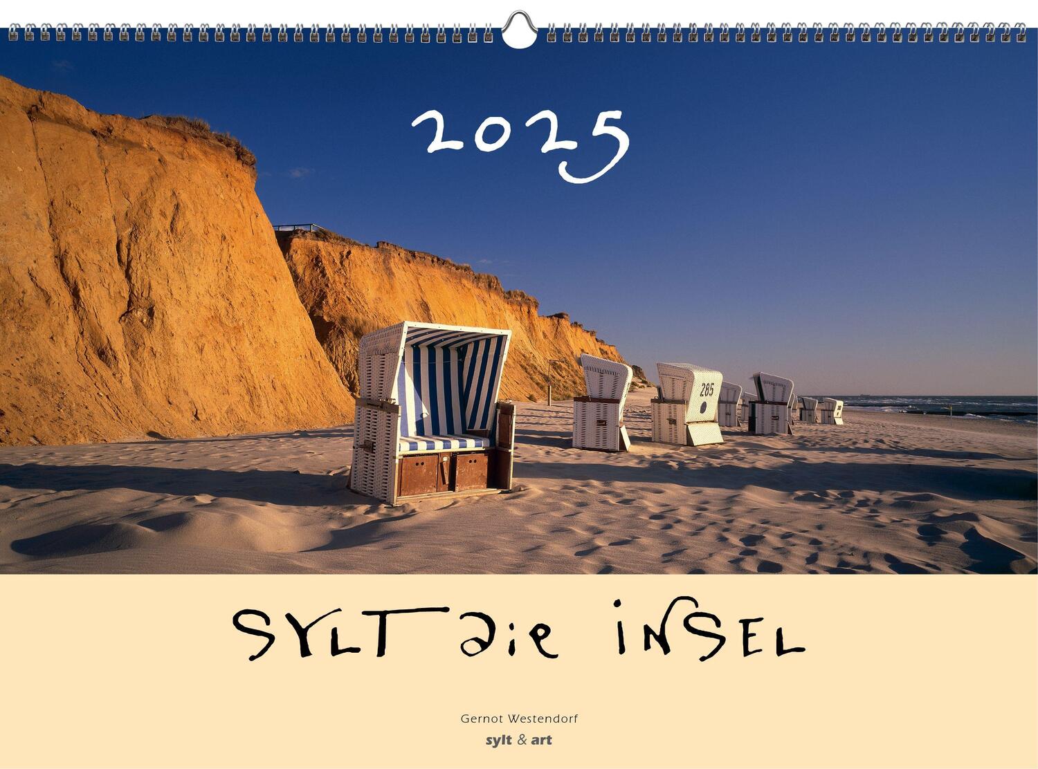 Cover: 9783944498614 | Sylt-die Insel 2025 Panoramakalender | Gernot Westendorf | Kalender