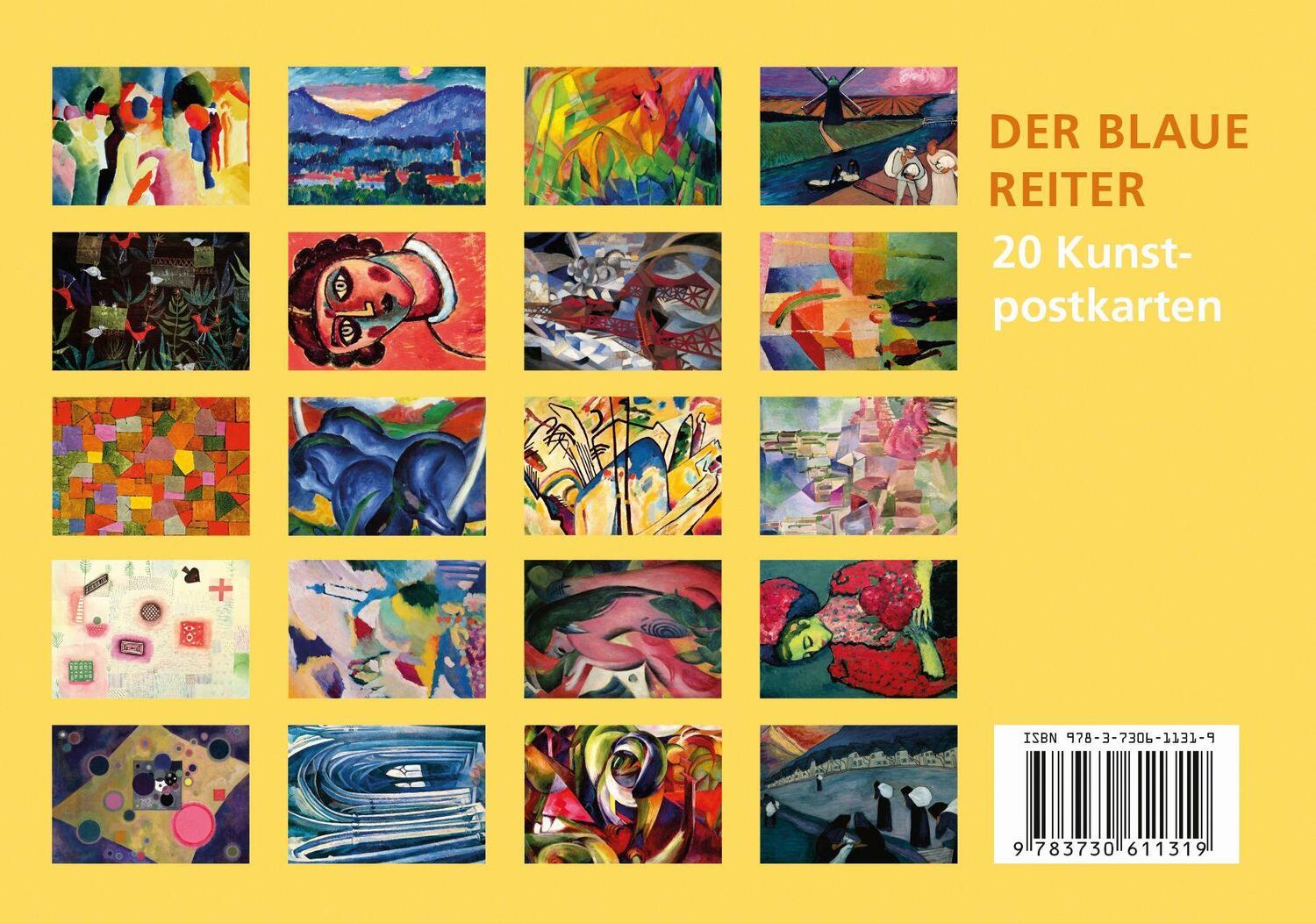 Bild: 9783730611319 | Postkarten-Set Der Blaue Reiter | Anaconda Verlag | Taschenbuch | 2022