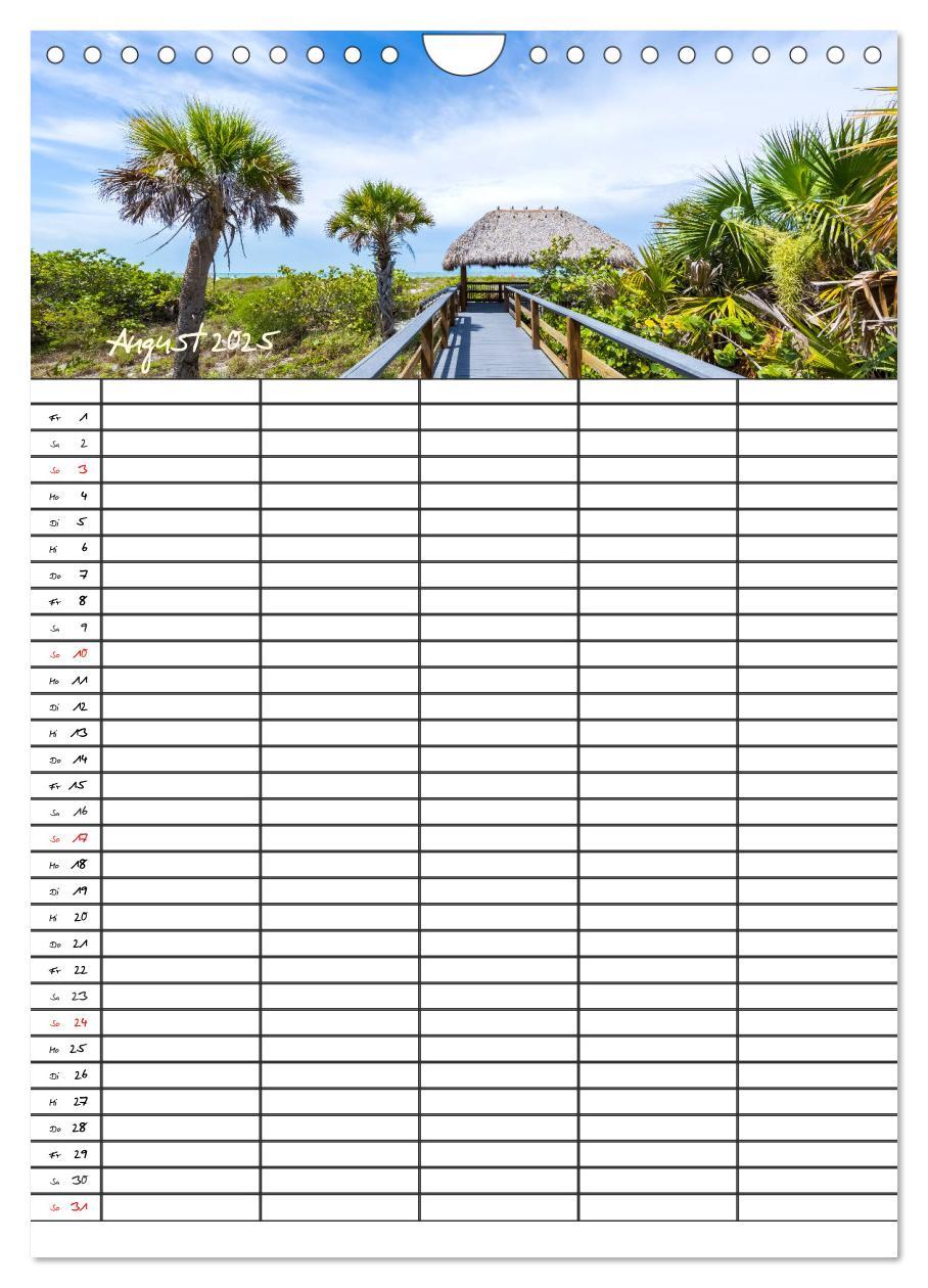 Bild: 9783457027301 | Idyllisches Florida / Familienplaner (Wandkalender 2025 DIN A4...