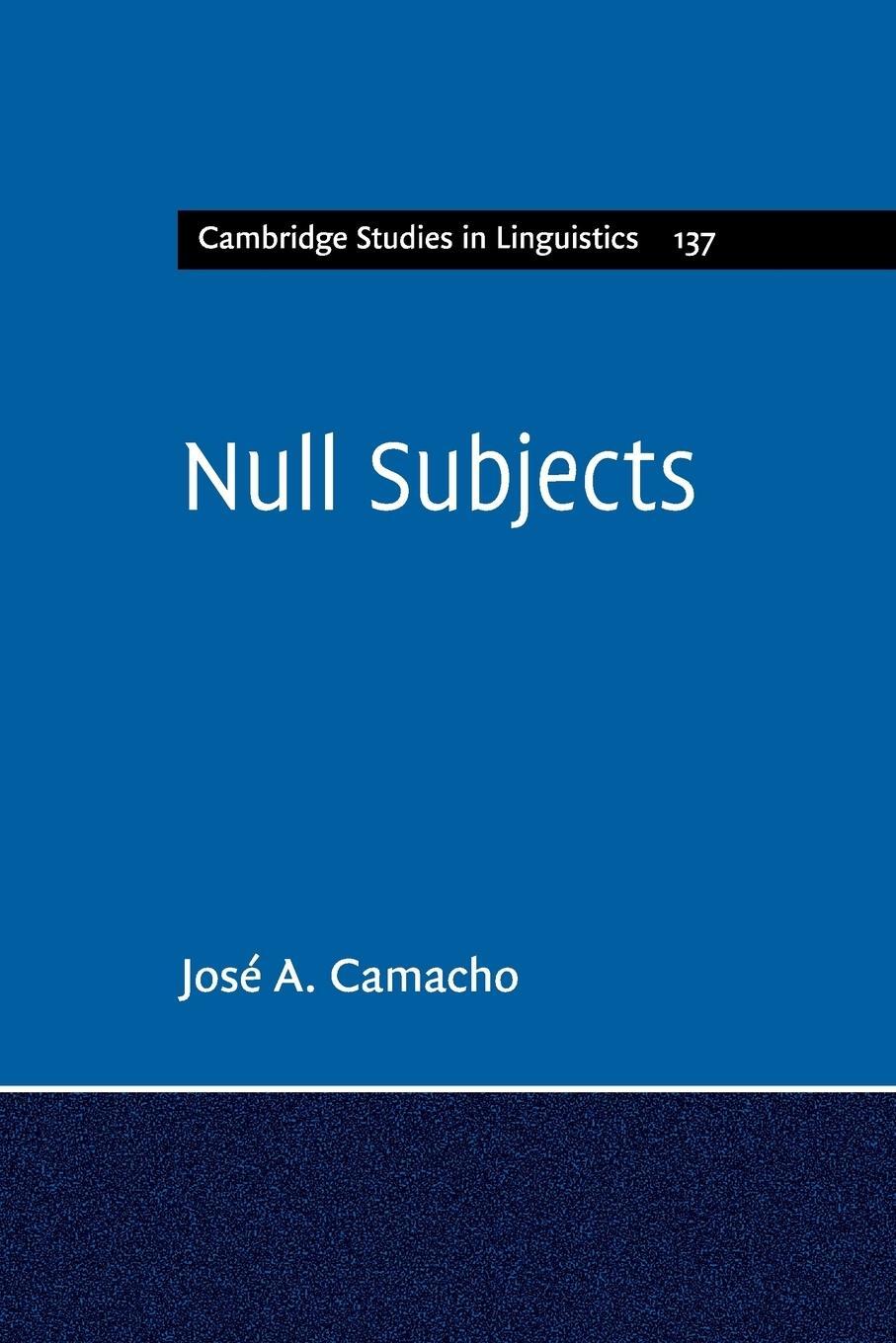 Cover: 9781316604786 | Null Subjects | José A. Camacho | Taschenbuch | Paperback | Englisch