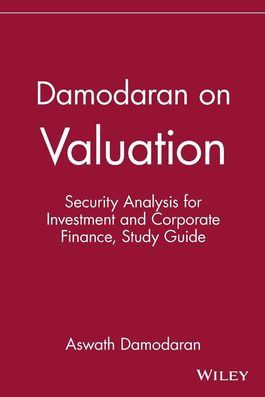 Cover: 9780471108979 | Damodaran on Valuation, Study Guide | Aswath Damodaran (u. a.) | Buch