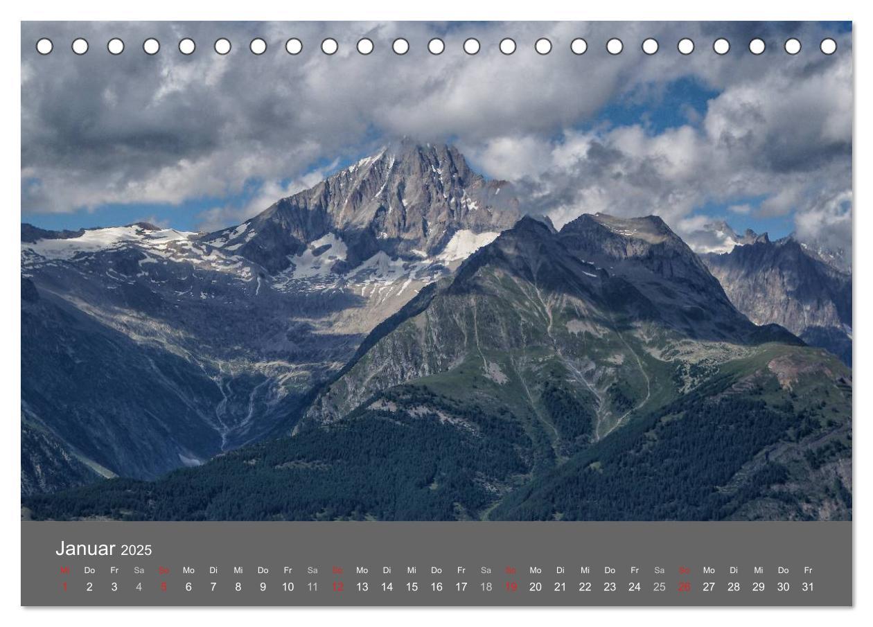 Bild: 9783435611119 | Wallis. Perle der Schweiz (Tischkalender 2025 DIN A5 quer),...