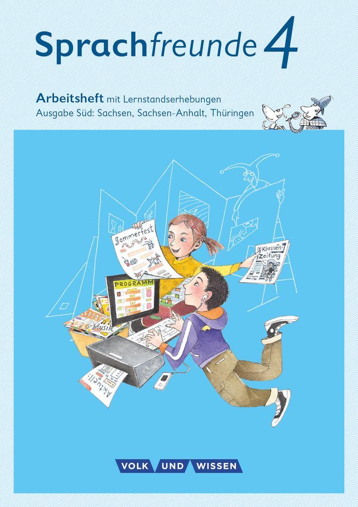 Cover: 9783060836604 | Sprachfreunde 4. Schuljahr - Ausgabe Süd (Sachsen, Sachsen-Anhalt,...
