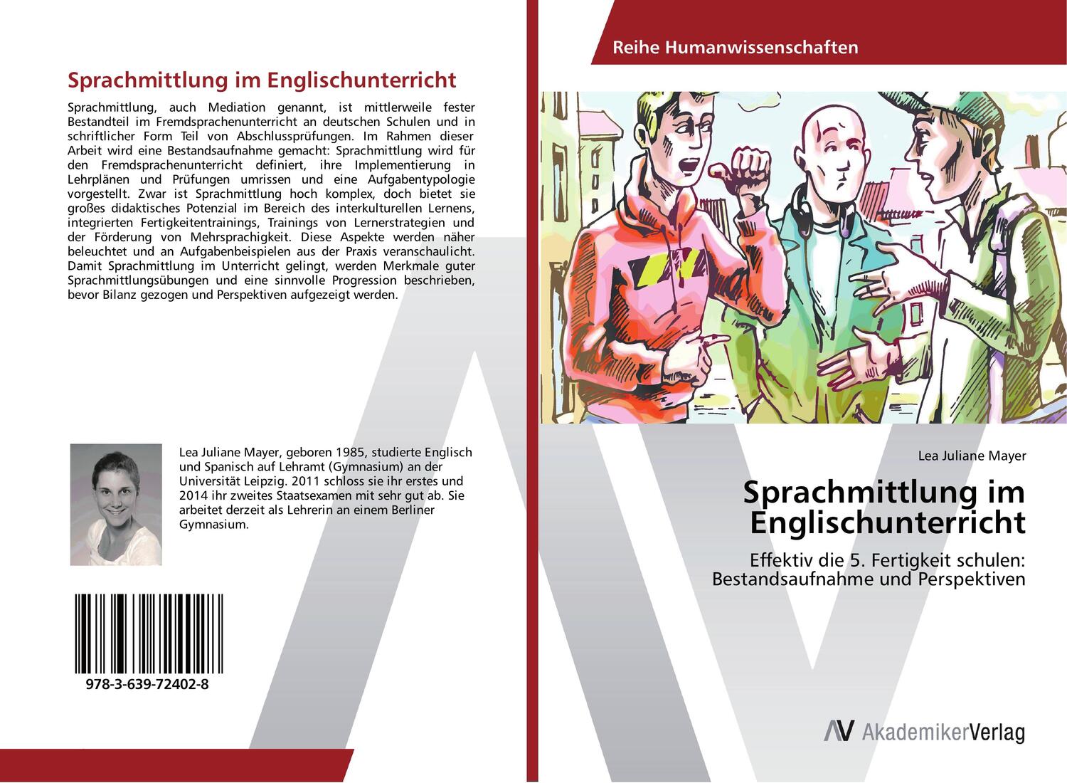 Cover: 9783639724028 | Sprachmittlung im Englischunterricht | Lea Juliane Mayer | Taschenbuch