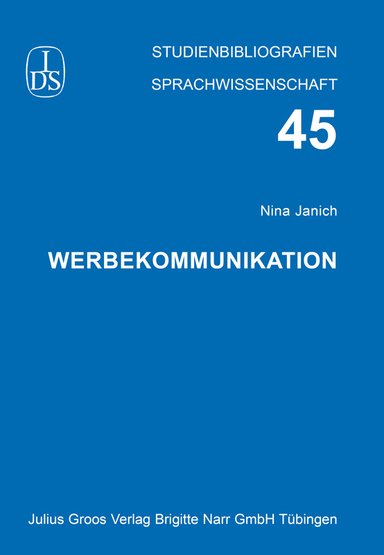 Cover: 9783872768858 | Werbekommunikation | Nina Janich | Taschenbuch | 86 S. | Deutsch
