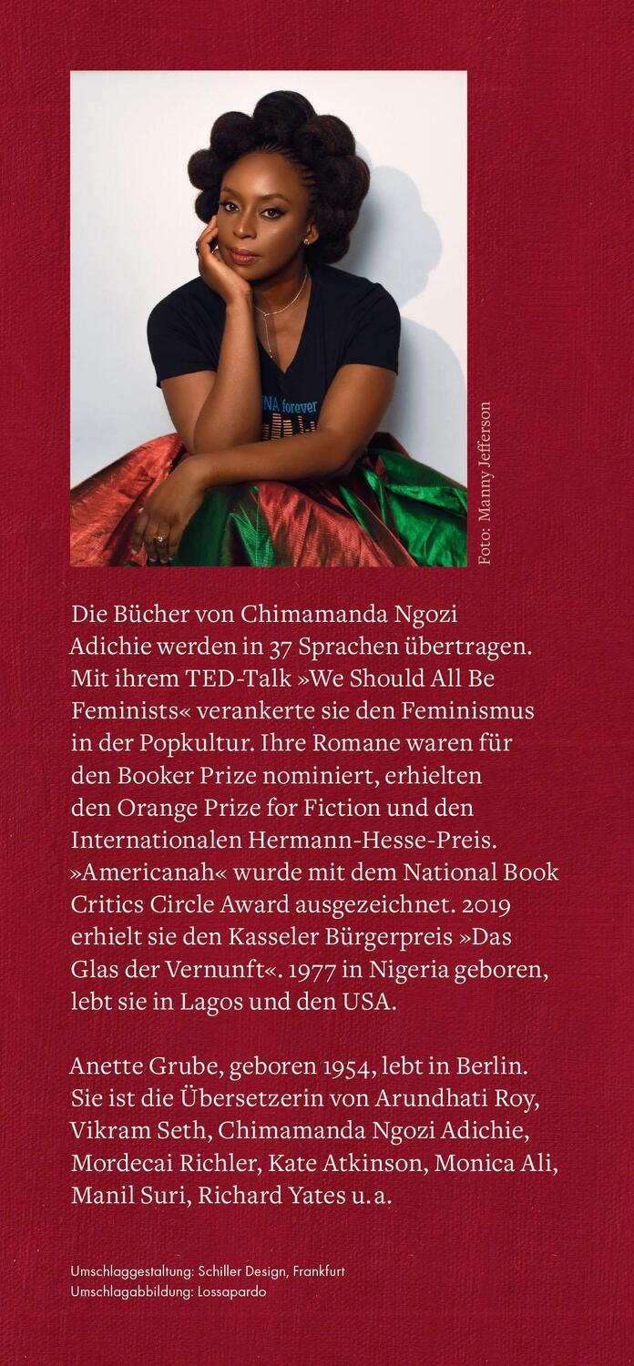 Bild: 9783103971187 | Trauer ist das Glück, geliebt zu haben | Chimamanda Ngozi Adichie