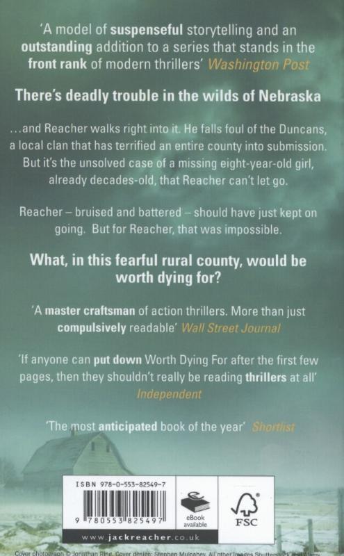 Rückseite: 9780553825497 | Worth Dying for | (Jack Reacher 15) | Lee Child | Taschenbuch | 510 S.