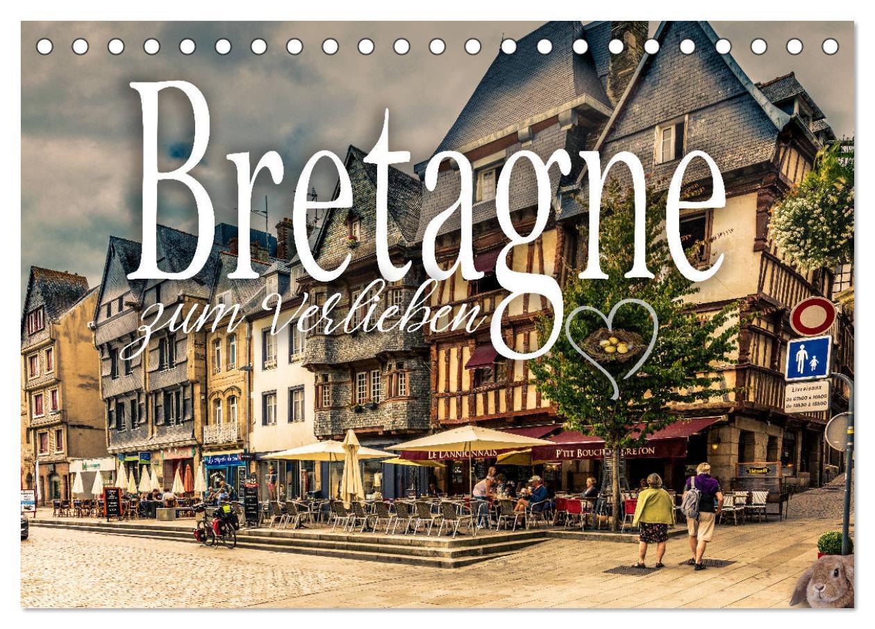 Cover: 9783435260690 | Bretagne zum Verlieben (Tischkalender 2025 DIN A5 quer), CALVENDO...