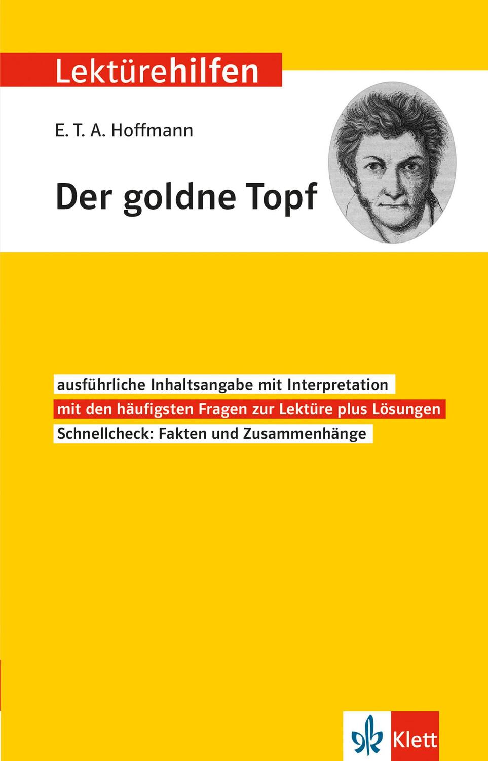 Cover: 9783129231067 | Klett Lektürehilfen E.T.A. Hoffmann "Der goldne Topf" | Taschenbuch
