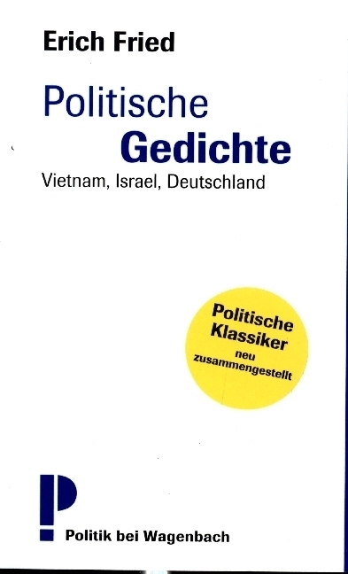 Cover: 9783803125842 | Politische Gedichte | Erich Fried | Taschenbuch | 96 S. | Deutsch