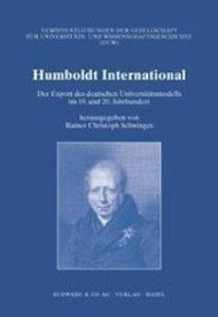 Cover: 9783796517358 | Humboldt International | Rainer Ch Schwinges | Leinen (Buchleinen)